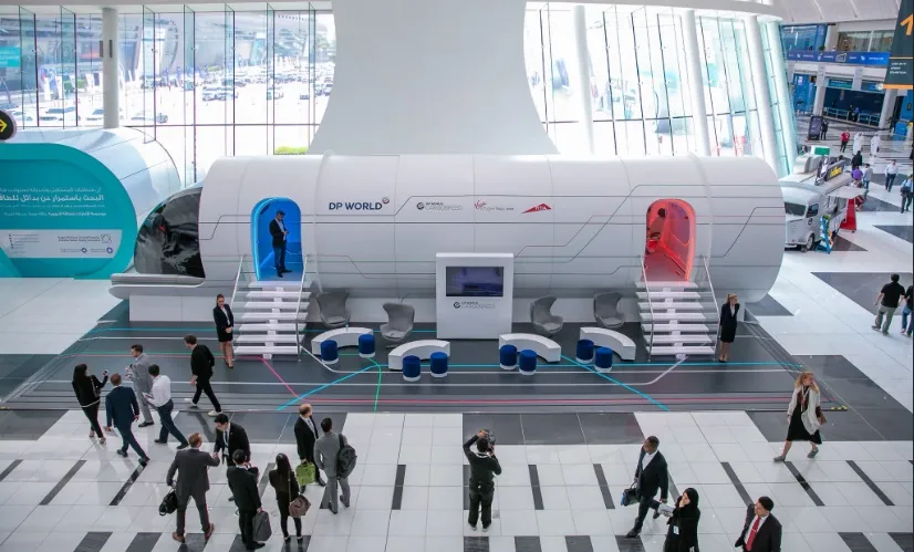 Virgin hyperloop one, വിര്‍ജിൻ ഹൈപര്‍ ലൂപ് വണ്‍, Hyperloop pod, ഹൈപര്‍ ലൂപ് പോഡ്, Dubai, ദുബായ്, Abu Dhabi, അബുദാബി, Dubai motor show, ദുബായ് മോട്ടോര്‍ ഷോ, Mumbai, മുംബൈ, IE Malayalam, ഐഇ മലയാളം
