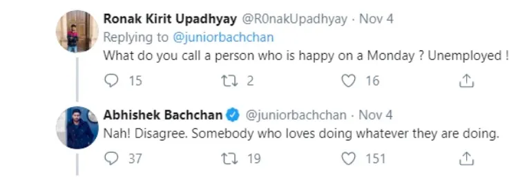 Abhishek bachchan, twitter