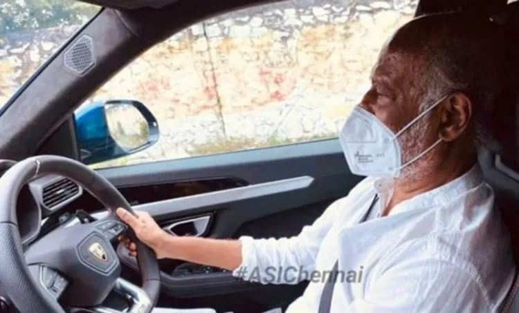 rajinikanth, rajinikanth viral photo, rajinikanth lamborhini, rajinikanth car, what car does rajinikanth drive, rajinikanth latest