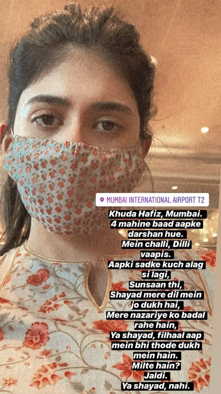 sanjana sanghi, dil bechara, sushant singh rajput, sanjana sanghi mumbai, sanjana sanghi dil bechara