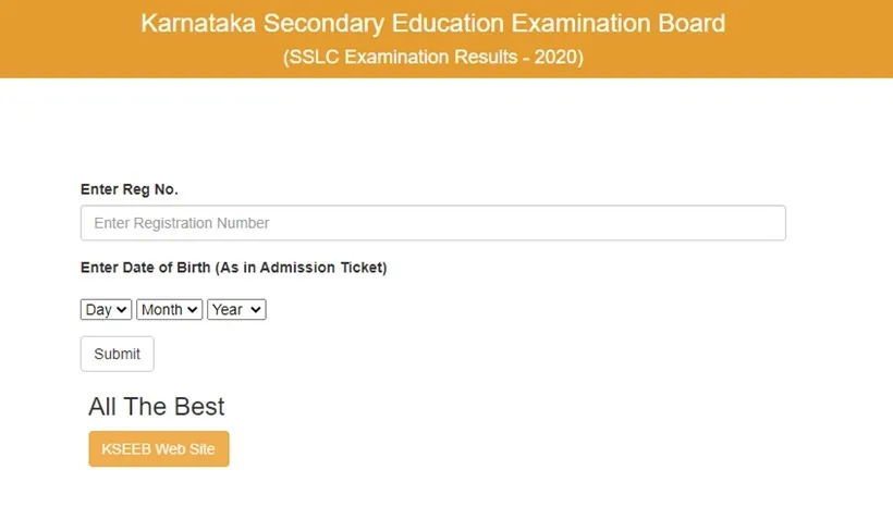 Karnataka SSLC result available online now