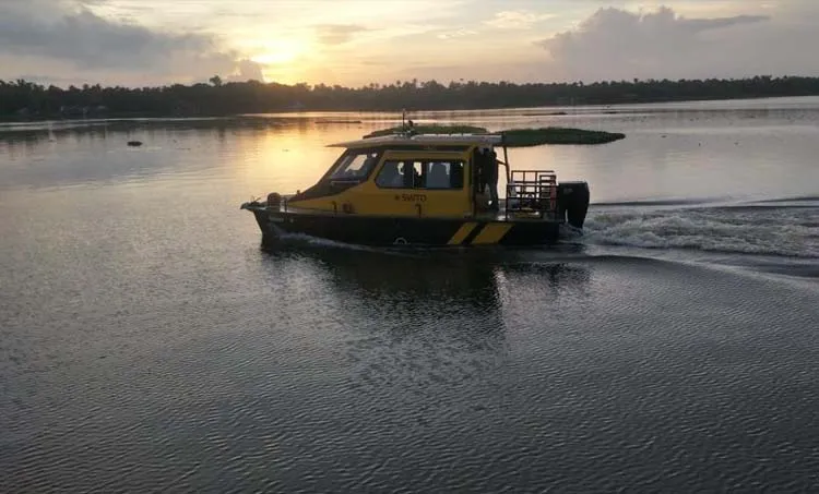 water taxi, വാട്ടർ ടാക്സി, water taxi kerala, വാട്ടർ ടാക്സി കേരള, kerala water taxi boat, കേരള വാട്ടർ ടാക്സി ബോട്ട്, kerala water taxi hi-speed boat, കേരള വാട്ടർ ടാക്സി അതിവേഗ ബോട്ട്, catamaran boat, കാറ്റാമറൻ ബോട്ട്, kerala water taxi rate, കേരള വാട്ടർ ടാക്സി നിരക്ക്, kerala water taxi seating capacity, കേരള വാട്ടർ ടാക്സി സീറ്റ് കപ്പാസിറ്റി, kerala water taxi booking, കേരള വാട്ടർ ടാക്സി ബുക്കിങ്, kerala water taxi booking number, കേരള വാട്ടർ ടാക്സി ബുക്കിങ് ഫോൺ നമ്പർ, kerala water taxi news, കേരള വാട്ടർ ടാക്സി വാർത്തകൾ, kerala water taxi Alappuzha backwaters, കേരള വാട്ടർ ടാക്സി ആലപ്പുഴ, kerala water taxi kochi, കൊച്ചി, kerala tourism water taxi, കേരള ടൂറിസം കേരള വാട്ടർ ടാക്സി, indian express malayalam, ഇന്ത്യൻ എക്‌സ്‌പ്രസ് മലയാളം, ie malayalam, ഐഇ മലയാളം