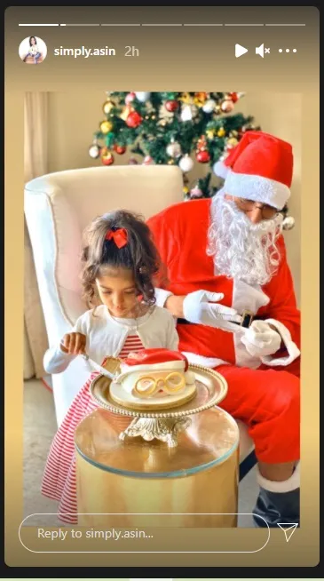 Asin Thottumkal, Arin, asin daughter, asin daughter birthday, ie malayalam, അസിൻ, അറിൻ, അസിന്റെ മകൾ, ഐഇ മലയാളം