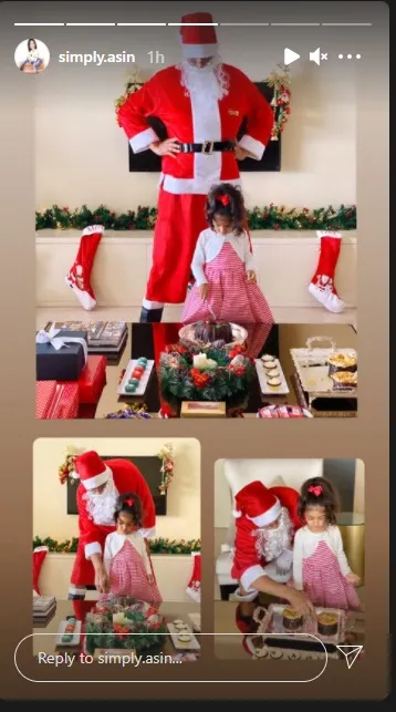 Asin Thottumkal, Arin, asin daughter, asin daughter birthday, ie malayalam, അസിൻ, അറിൻ, അസിന്റെ മകൾ, ഐഇ മലയാളം