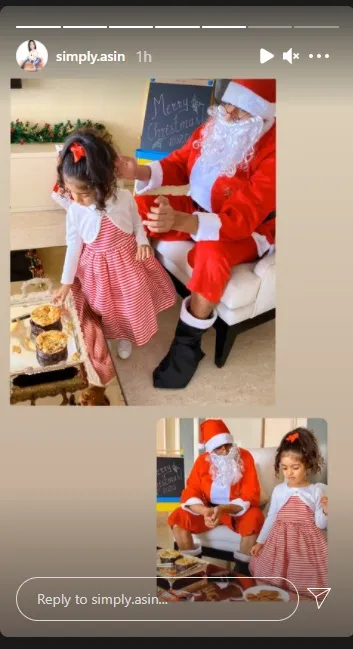 Asin Thottumkal, Arin, asin daughter, asin daughter birthday, ie malayalam, അസിൻ, അറിൻ, അസിന്റെ മകൾ, ഐഇ മലയാളം