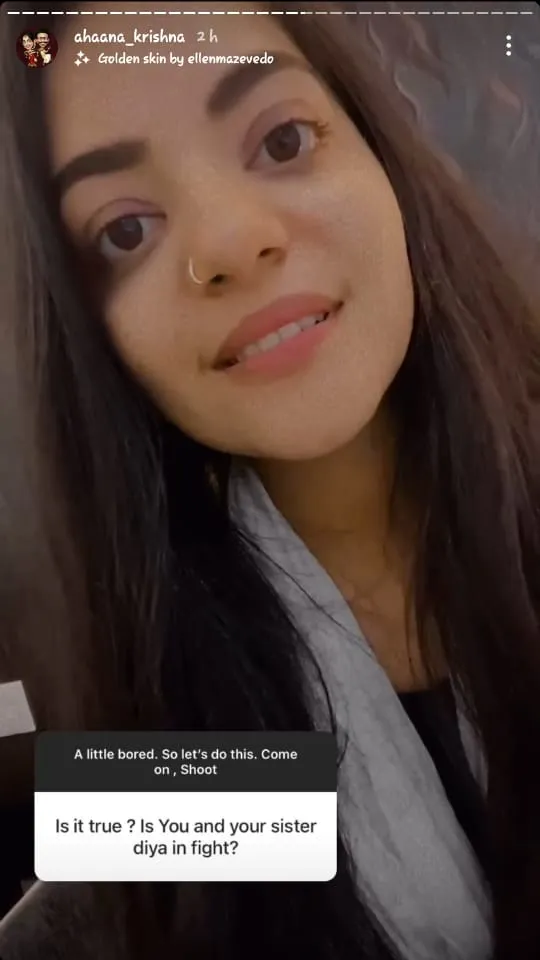 Ahaana Krishna, Ahaana Krishna, Ahaana Krishna instagram chat, Hula Hoop dance, Ahaana Krishna photos, Ahaana Krishna videos, ahaana krishna diya krishna, diya krishna, കോവിഡ്, Ahaana Krishna Covid negative, കൃഷ്ണകുമാർ, അഹാന കൃഷ്ണ, Indian express malayalam, IE malayalam