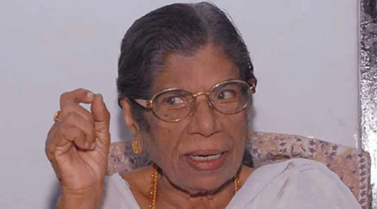 Gouri, KR Gouri, KR Gouri Amma, Gouri Amma, Gouriamma, Gauri Amma leader, first woman minister of kerala, Gouri Amma Party, JSS, Veteran Communist Leader, Gouri Amma Age, ഗൗരി, ഗൗരിയമ്മ, ഗൗരി അമ്മ, കെ ആർ ഗൗരിയമ്മ