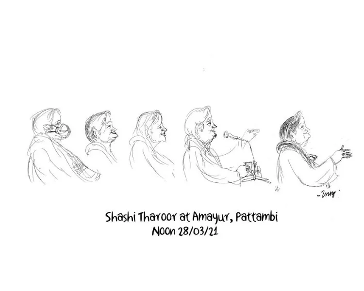 kerala assembly elections 2021, നിയമസഭാ തിരഞ്ഞെടുപ്പ് 2021, E P Unny , illustrations ,iemalayalam