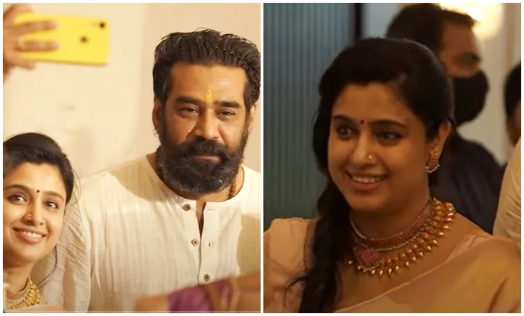 Samyuktha Varma, സംയുക്ത വർമ്മ, Biju Menon, ബിജു മേനോൻ, Samyuktha Varma Biju Menon latest photos, Utthara Unni , Utthara Unni Wedding video, Utthara Unni Wedding reception, Dileep Kavya Madhavan latest photos, Urmila Unni, Utthara Unni Wedding photo, ഉത്തര ഉണ്ണി, ഉത്തര ഉണ്ണി വിവാഹം, ഊർമിള ഉണ്ണി, urmila unni, Samyuktha Varma Biju Menon photo, Indian express Malayalam, IE Malayalam, ഇന്ത്യൻ എക്സ്‌പ്രസ് മലയാളം, ഐ ഇ മലയാളം