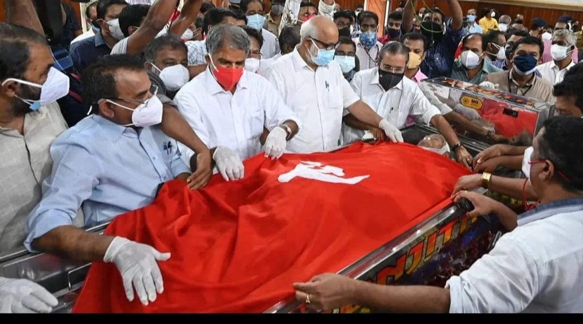 kr gouri amma, kr gouri amma passes away, kr gouri amma communist leader, kr gouri amma cpm, pinarayi viijayan, പിണറായി വിജയൻ, kr gouri amma kerala,ഗൗരി 'അമ്മ, ie malayalam