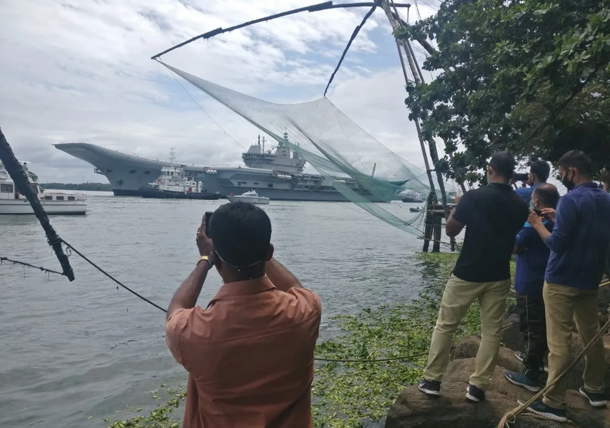 INS Vikrant, IAC 1, aircraft carrier, aircraft carrier INS Vikrant, aircraft carrier IAC 1, India's indigenous aircraft carrier INS Vikrant, India's indigenous aircraft carrier IAC 1, INS Vikrant specifications, IAC 1 specifications, indian navy, cochin shipyard, southern naval command, ie malalayalm