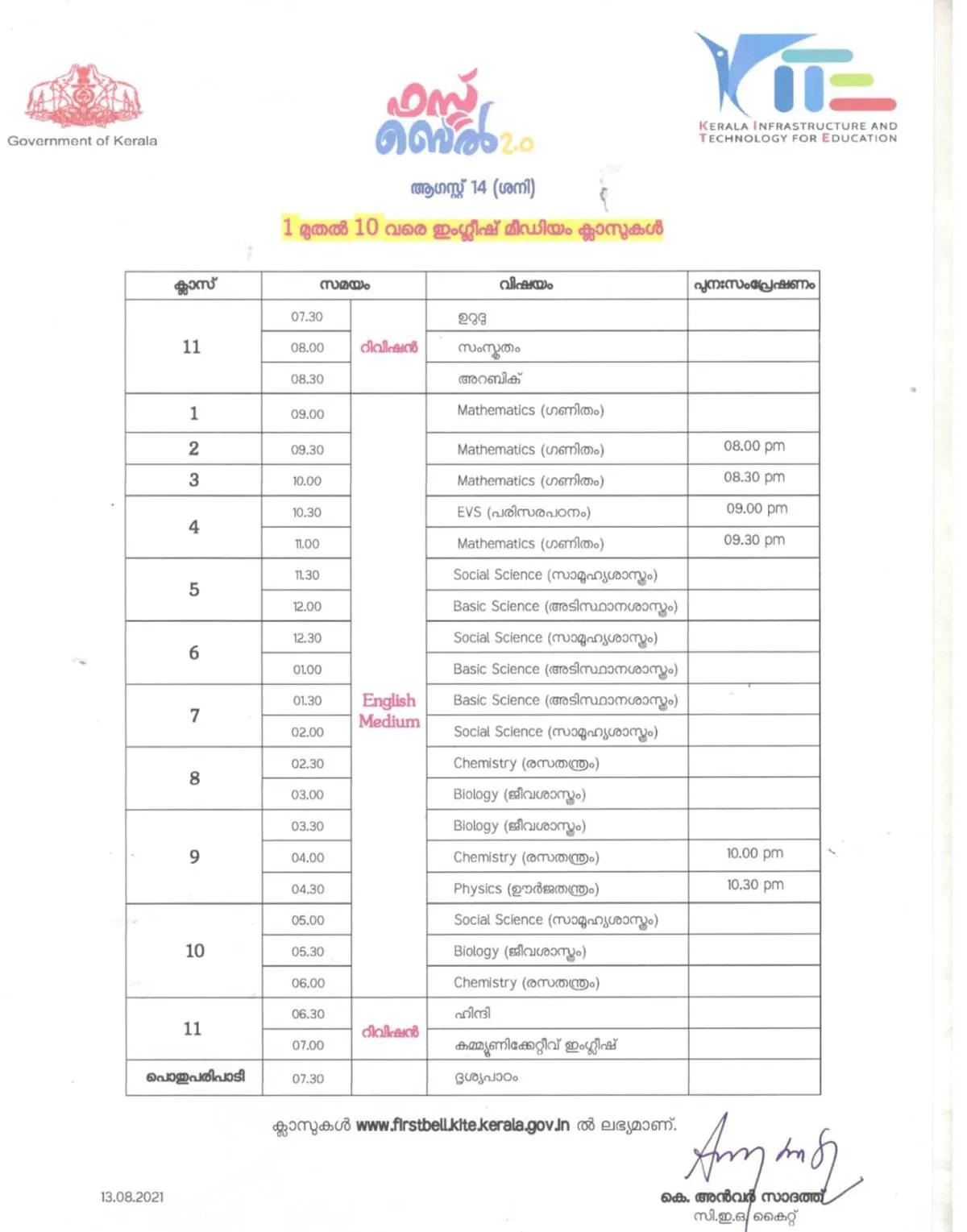 Victers channel, വിക്ടേഴ്സ് ചാനൽ, Victers channel online class August 14,ie malayalam