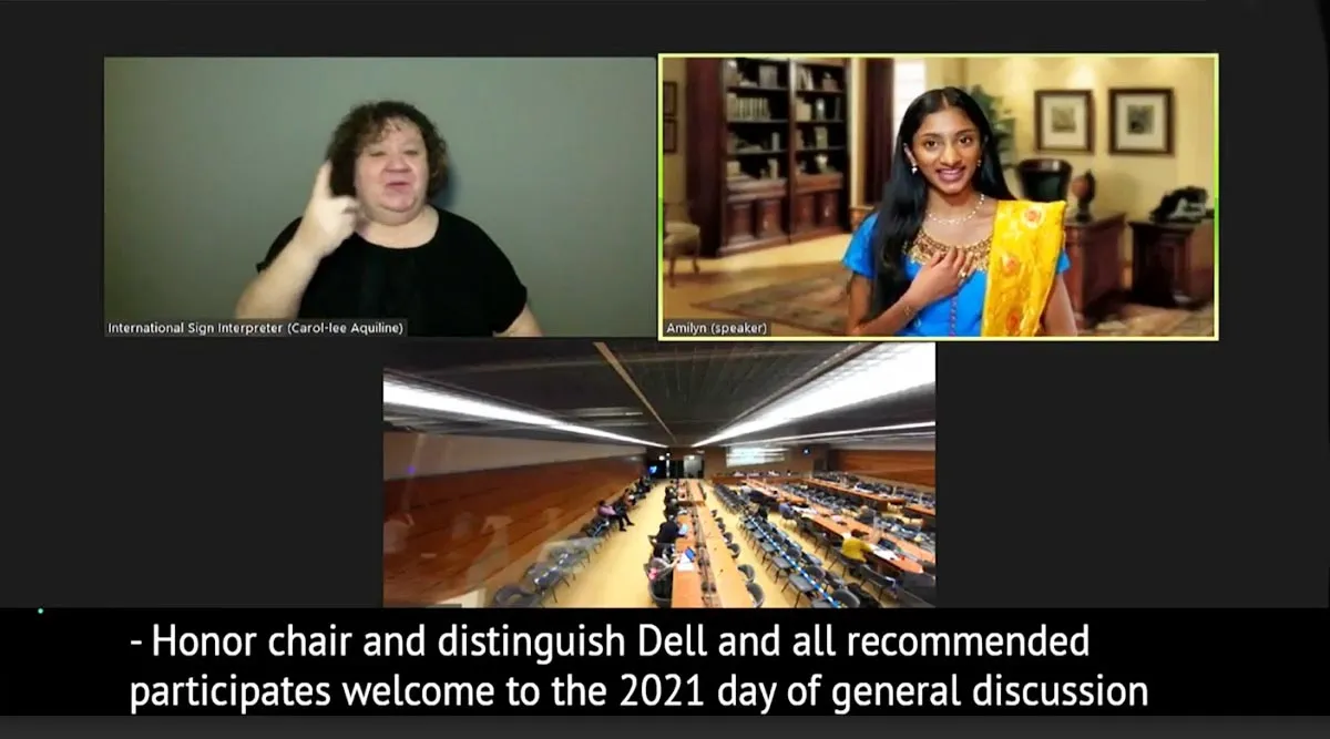 Amilyn Thomas, United Nations Committee on the Rights of the Child, malayalam news, ie malayalam