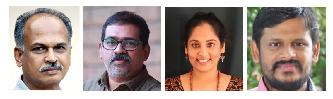 kerala sahitya akademi awards 2021, Aymanam John, Ajay P Mangatt, Aan Pali, Vivek Chandran
