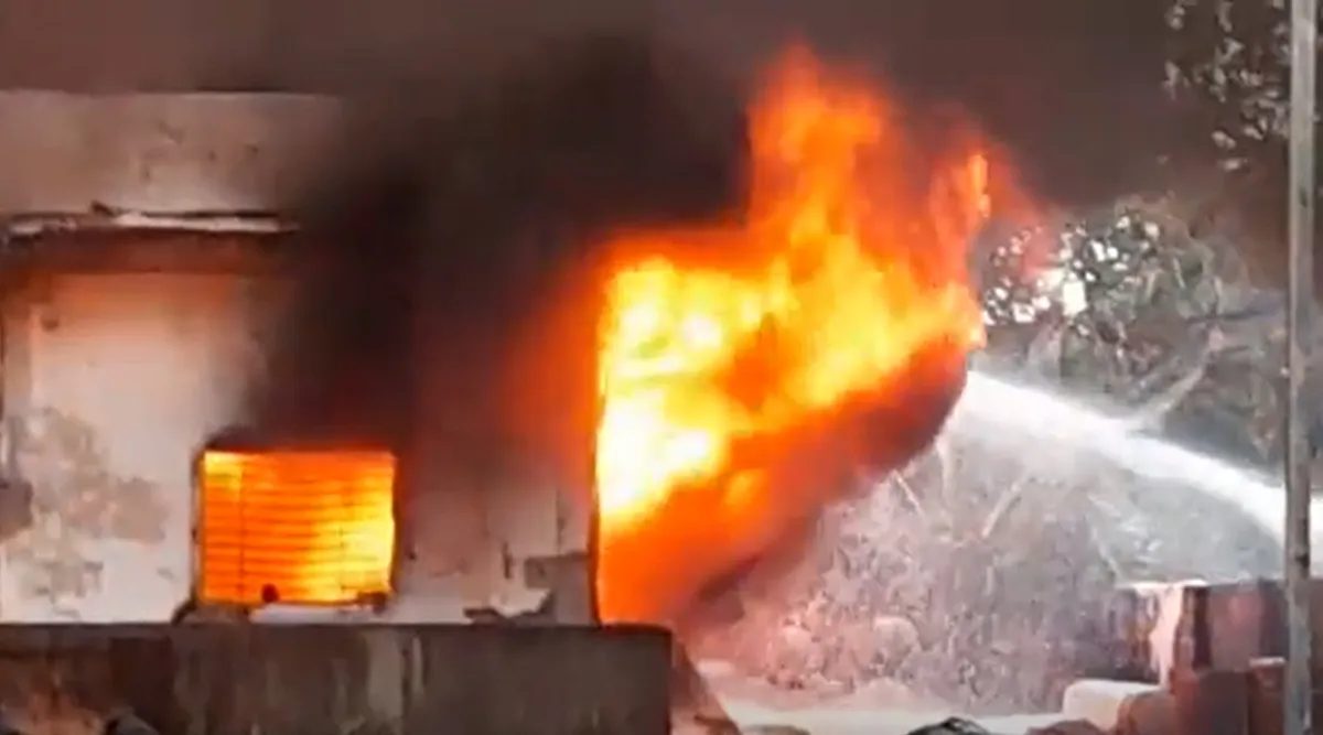 Fire, Kozhikode, Feroke