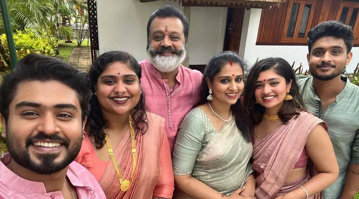 Suresh Gopi, Suresh Gopi family photos