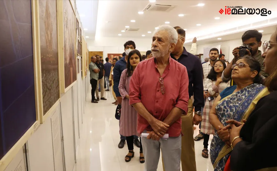 Dr Narendra Dabholkar, art exhibition, Naseeruddin Shah, Narendra Dabholkar art exhibition photos