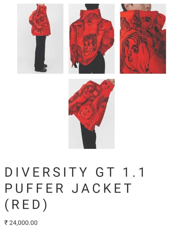 Dulquer Salmaan, Dulquer Salmaan puffer jacket
