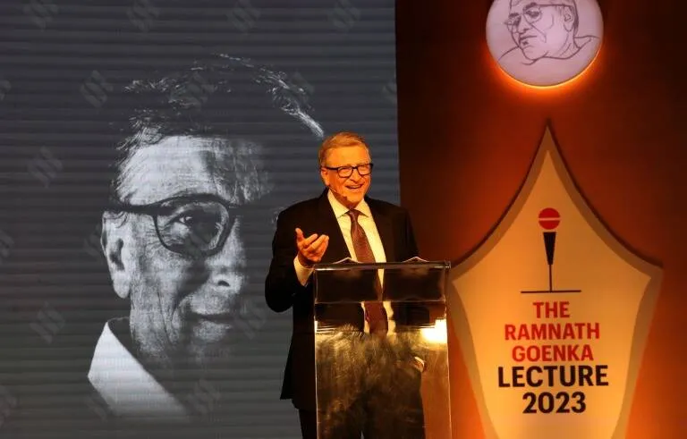 Bill Gates in India, Bill Gates Ramnath Goenka Memorial Lecture, RBI governor, Economic Challeges worldwide, Covid-19