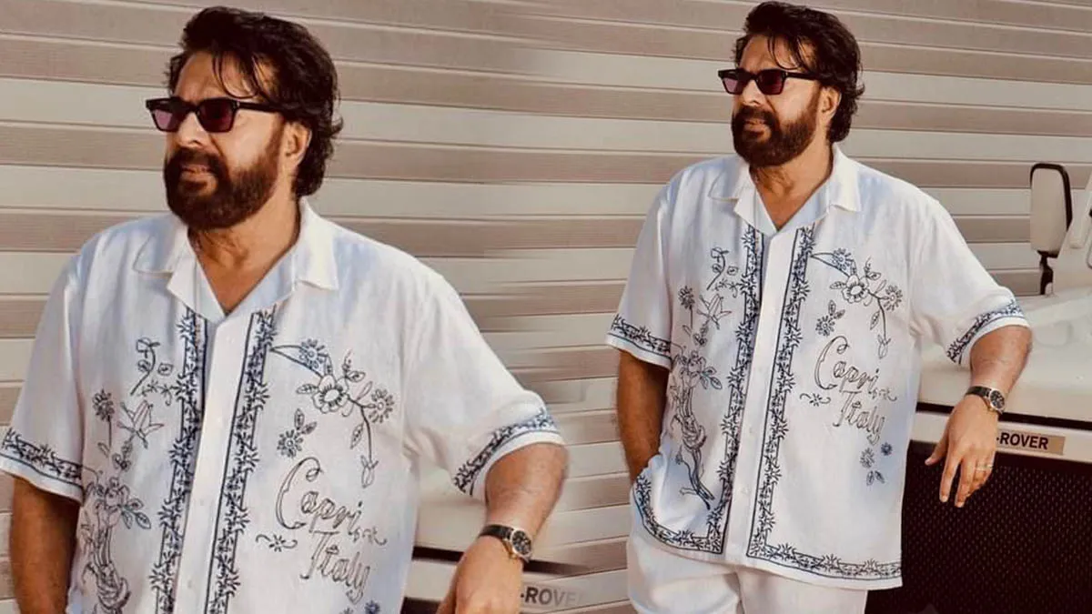 mammootty, mammootty capri italy shirt