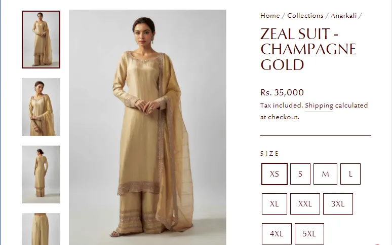 Miya George Anarkali Suit