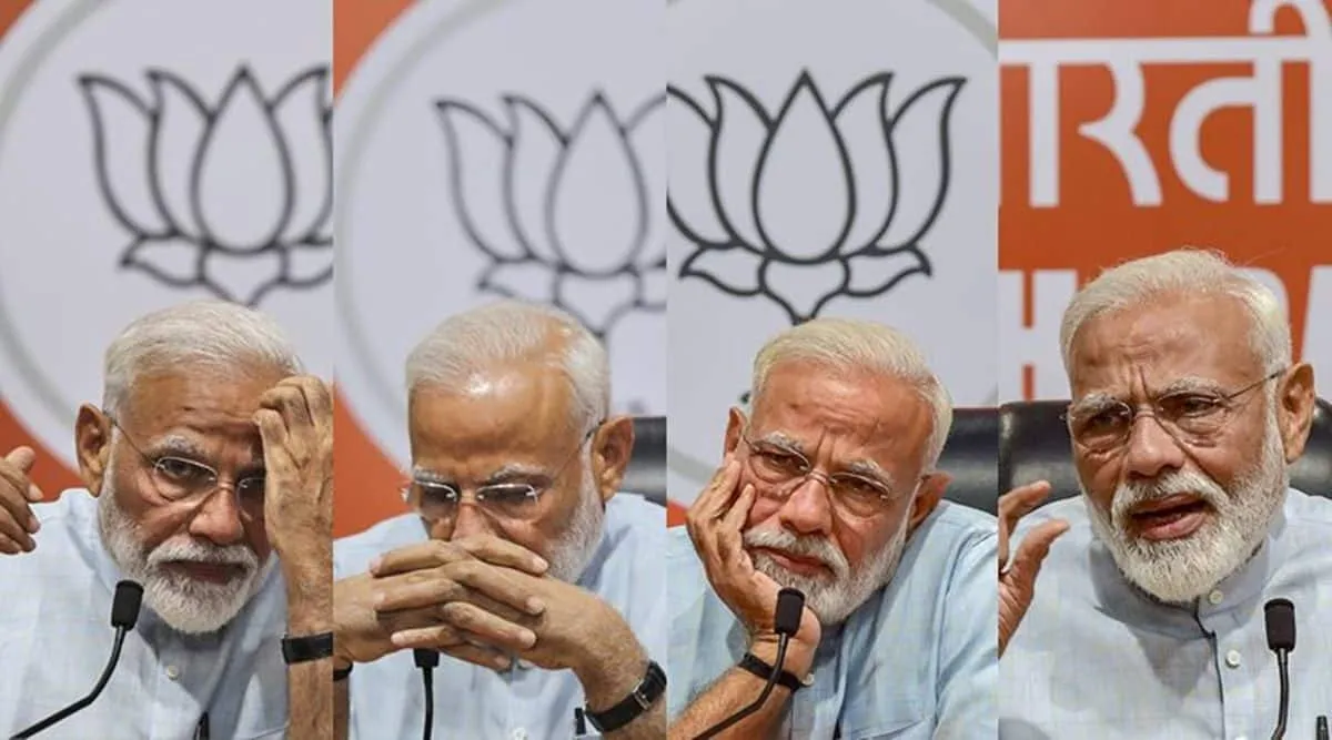 Image result for pm modi press conference indian express