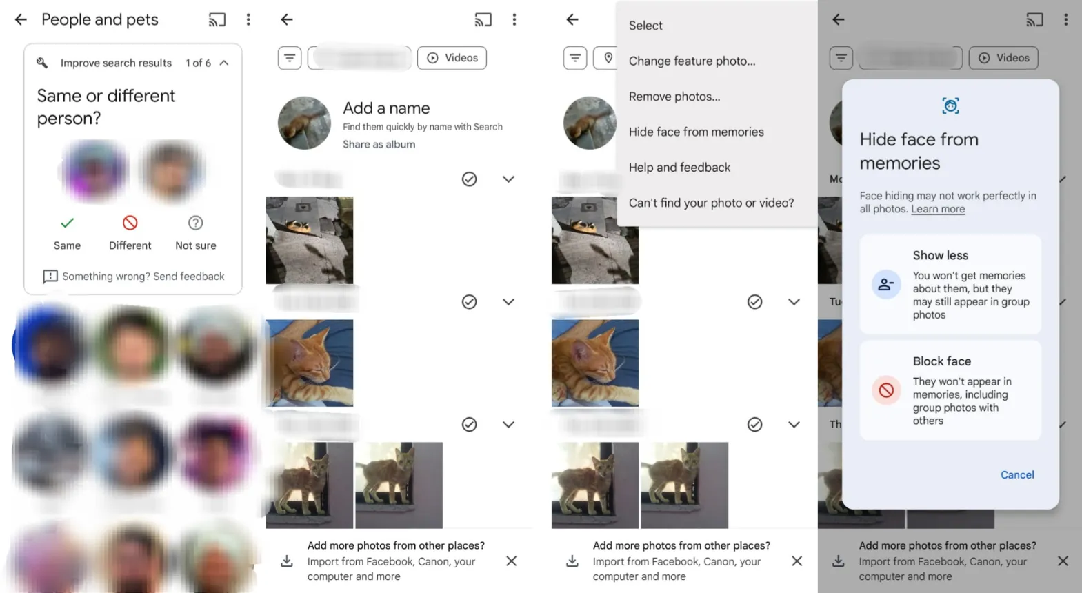 Here's how to quickly block or remove certain faces from appearing in your Google Photos Memories.