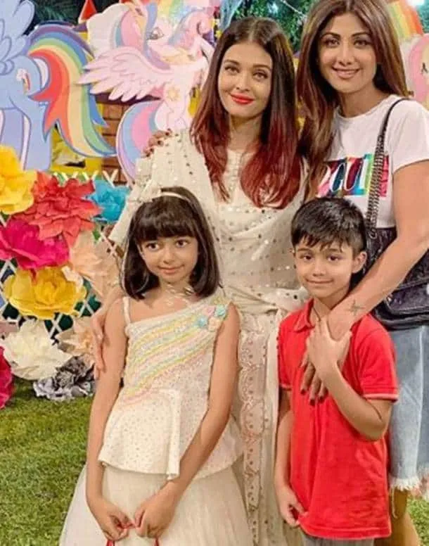 shilpa, aish, aaradhya