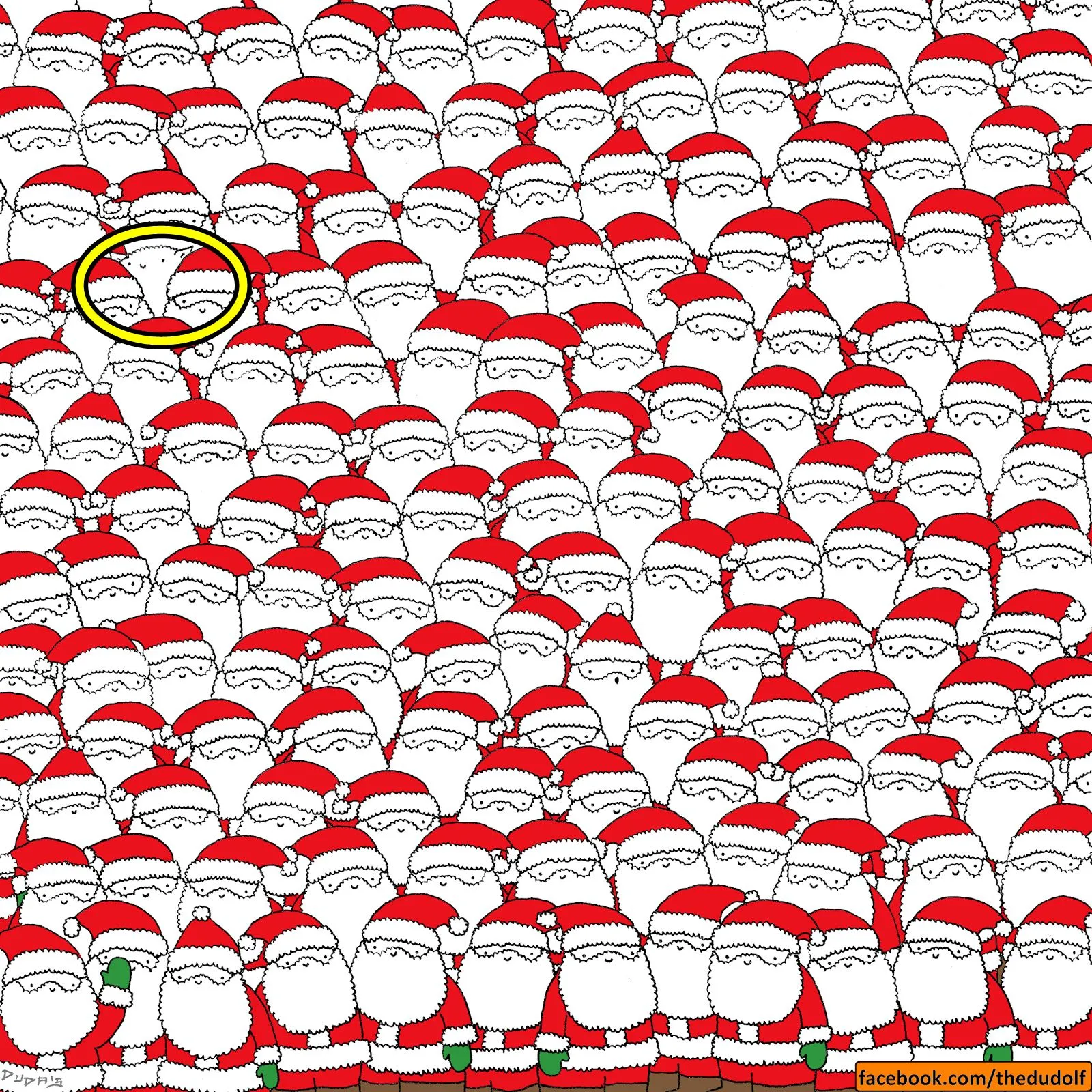 sheep santa