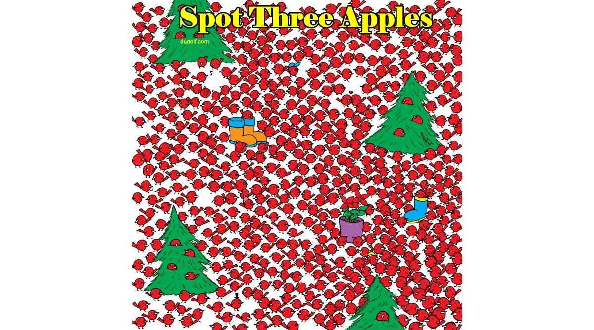 Three apples