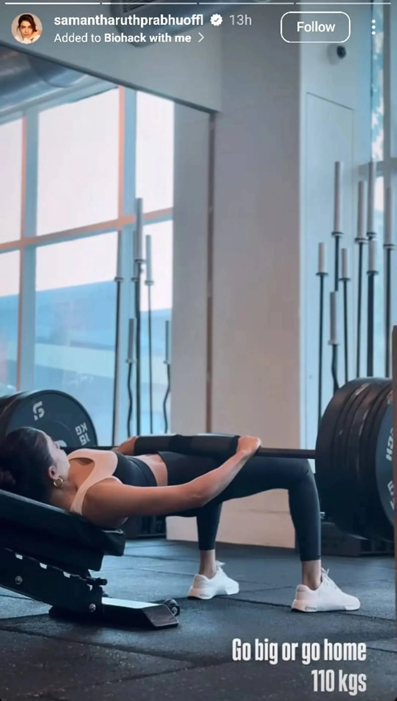samantha weightlift in hip