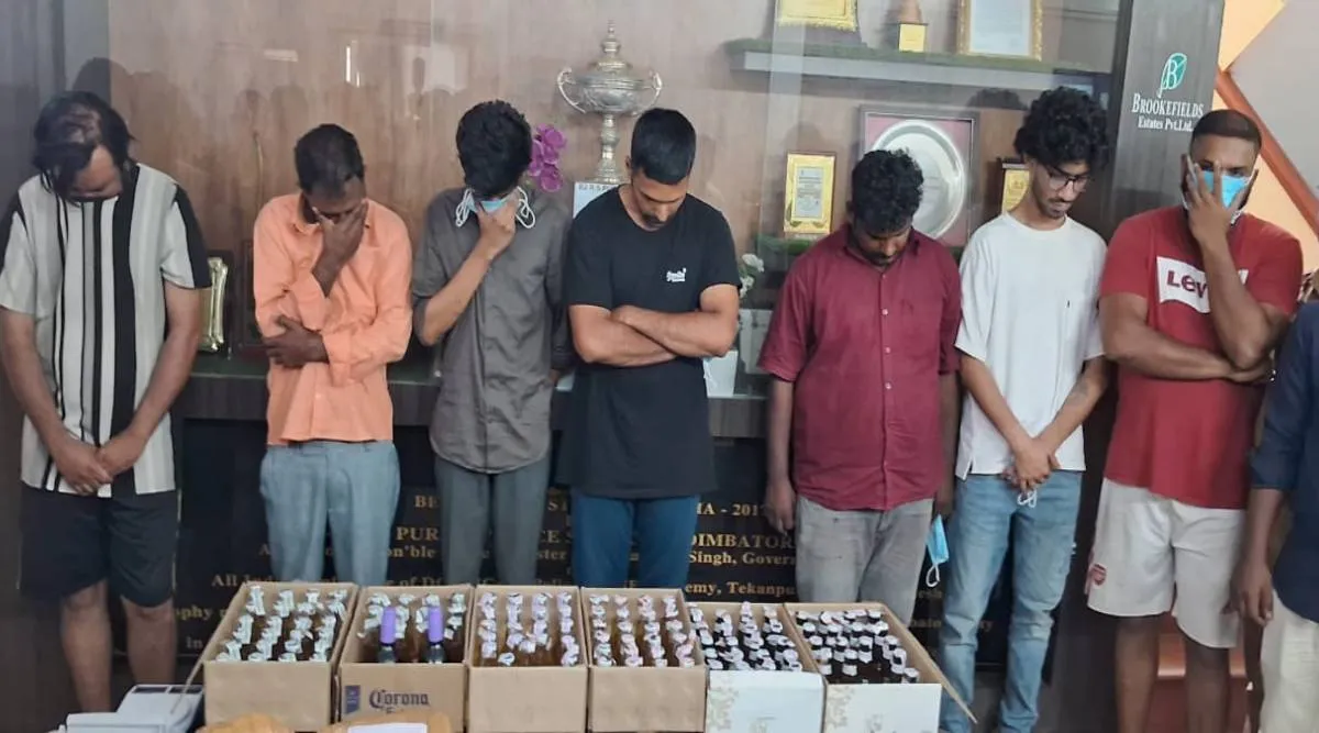 கைதான 7 பேர்