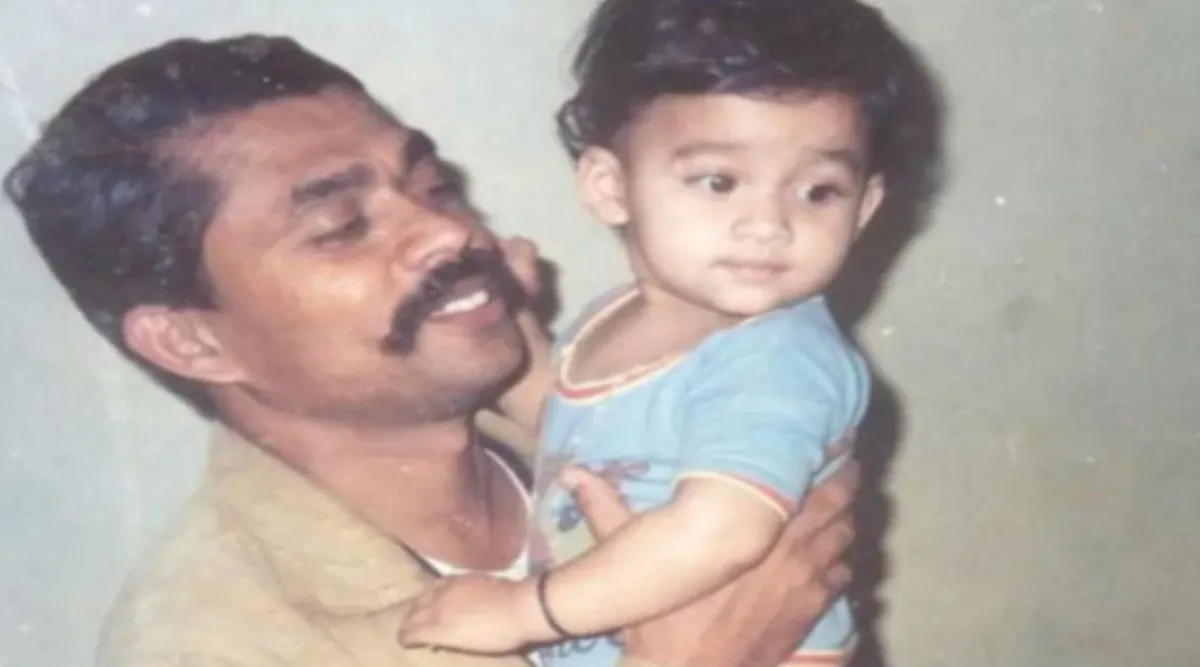 Nayanthara childhood photo