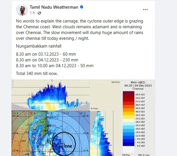 Cyclone Michaun