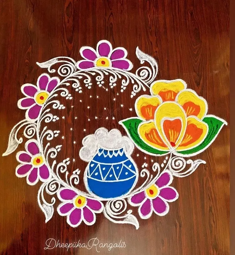 Pongal Rangoli 