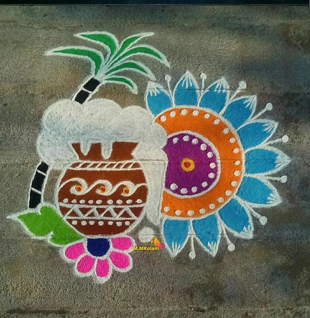 Pongal Rangoli 