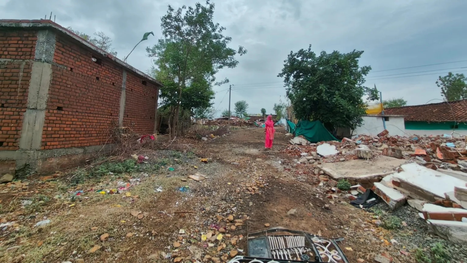 MP houses demolished