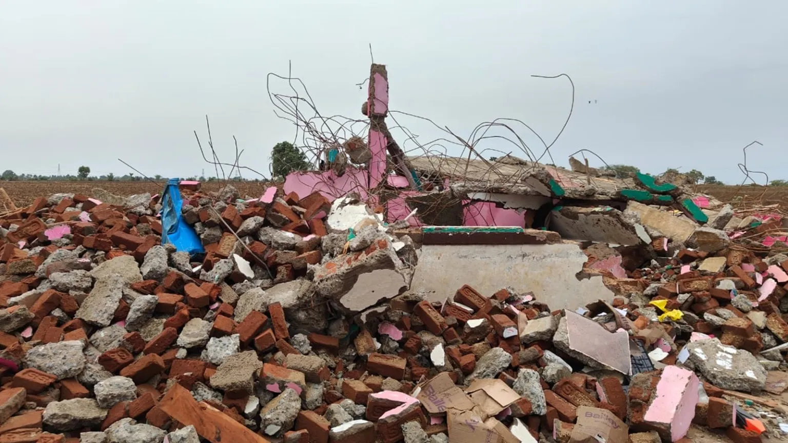 MP houses demolished