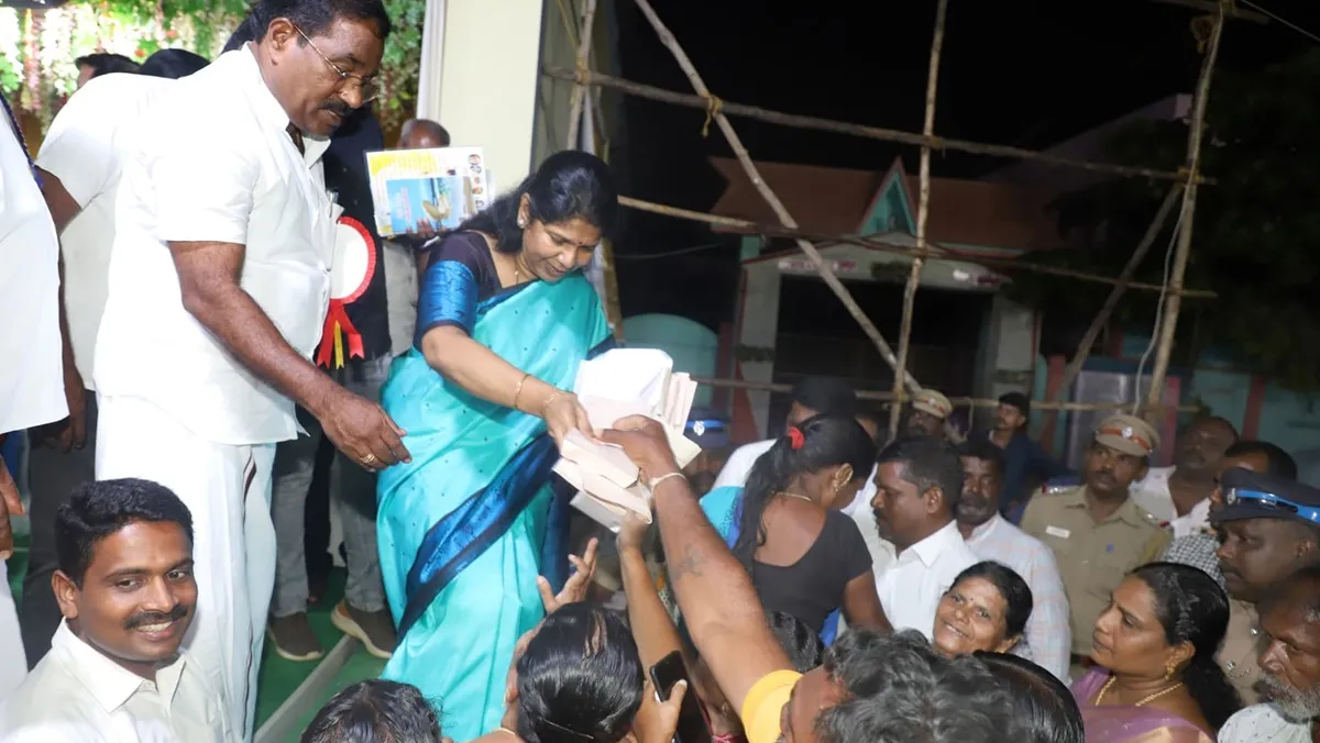 Kanimozhi speech in Kanyakumari