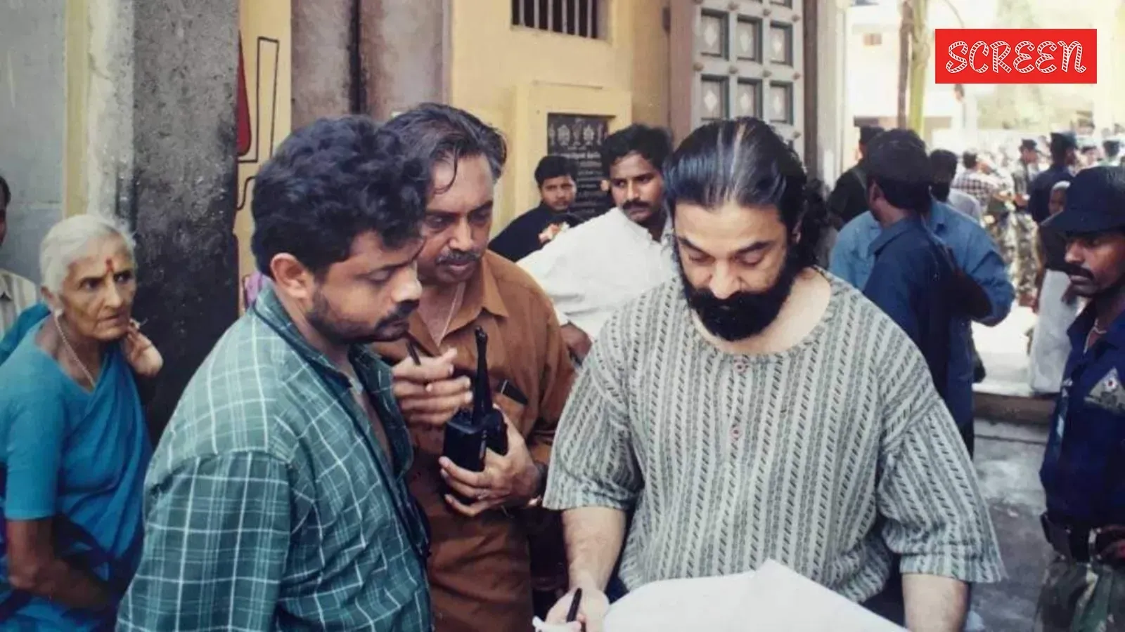 ஹே ராம் படப்பிடிப்பு தளத்தில் கமல்ஹாசன்