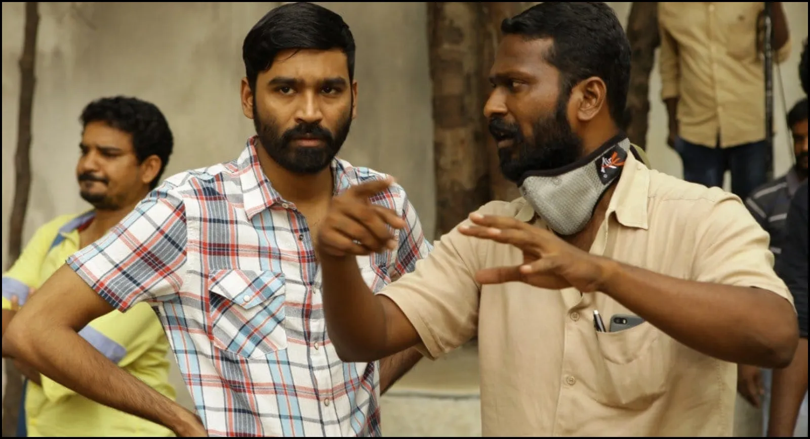 Dhanush and Vetri Maaran in Vada Chennai