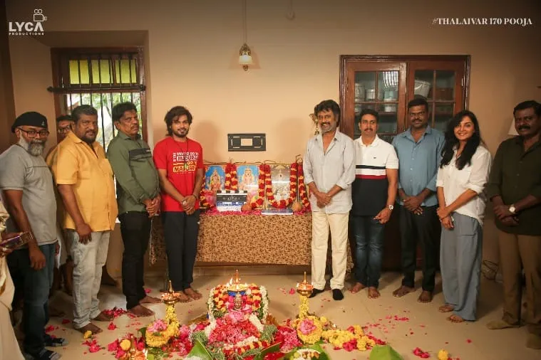 Stills from Thalaivar 170 first day shoot