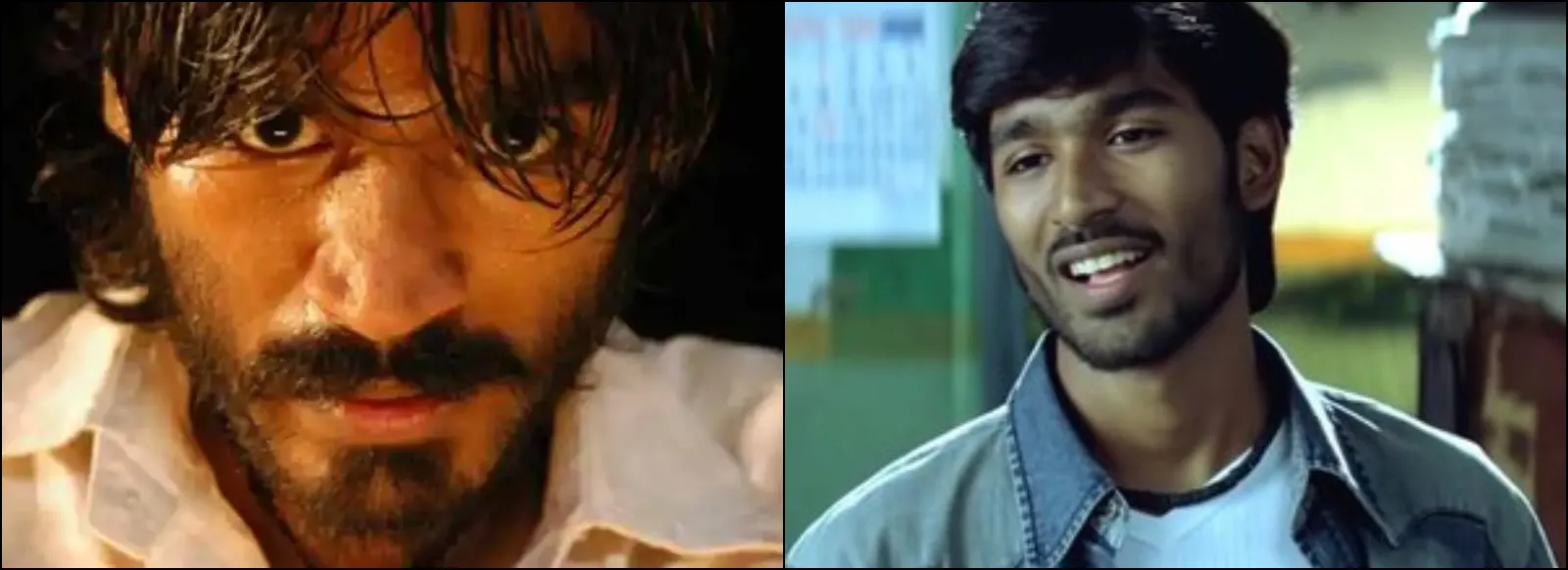 Dhanush in Pudhupettai and Thiruviliayaadal Aarambam