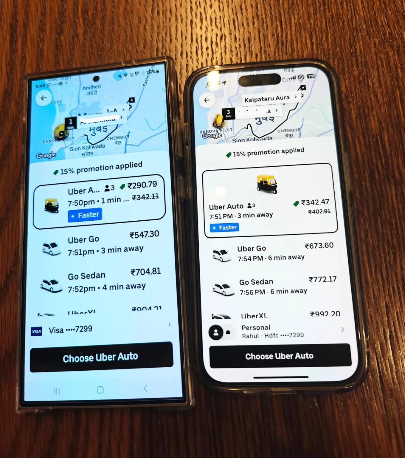 uber overcharging