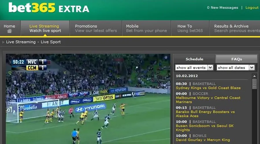 How to bet and watch live football events at Bet365?