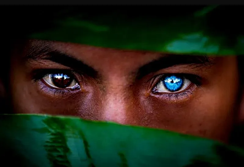 Blue eye