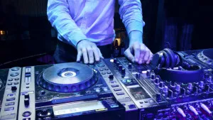 Dj Mixes The Track