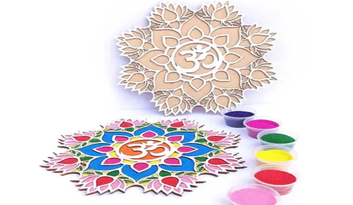 Reusable Rangoli Template