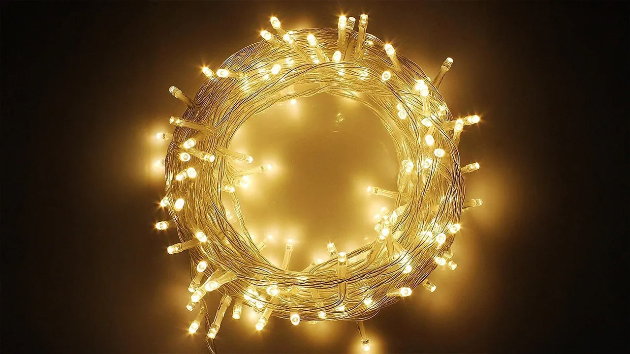 Golden diwali lights discount