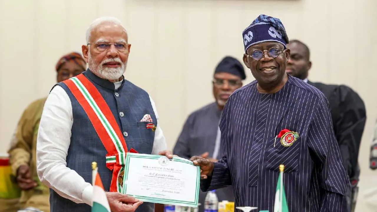 PM Modi award in Nigeria 